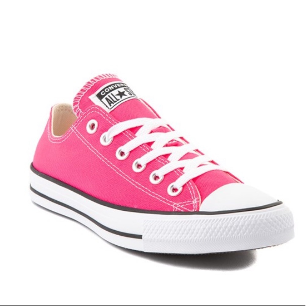 Hot pink Converse sneakers